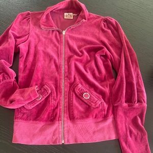 Juicy Couture Magenta Velour Track Suit